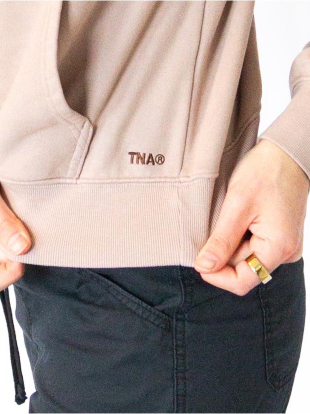 Aritzia Cozy Hoodie in Taupe - Picture 11 of 11